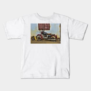 Old Motorbike - Sri Lanka Kids T-Shirt